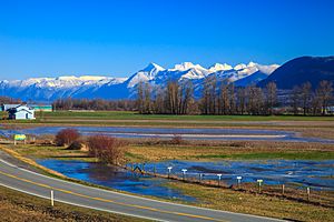 Cheam Peak and North Cascades near Chilliwack