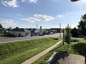 Downtown Fairfax in June 2019