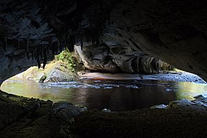 Inside Moria Gate arch