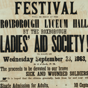 Ladies Aid Society-civil-war