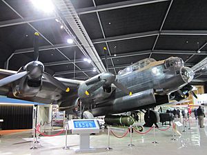 Lancaster bomber at MOTAT June 2012