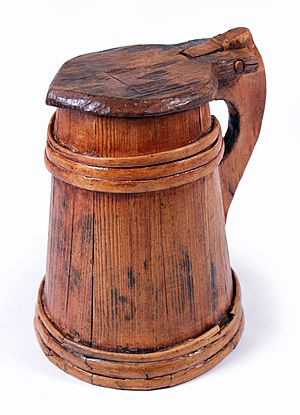 MaryRose-wooden tankard1