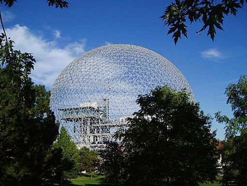 Mtl. Biosphere in Sept. 2004