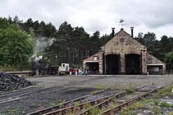 Pockerley Waggonway shed, Beamish Museum, 29 July 2011