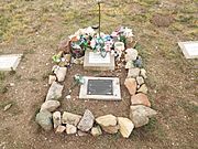 Prescott-Arizona Pioneer Home Cemetery-Grave of Big Nose Kate-1