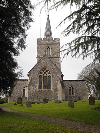 St Mary's Chesham from churchyard