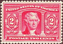 Thomas Jefferson 1904 Issue-4c