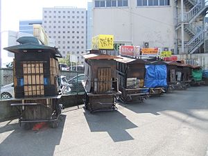 Yatai in Car park