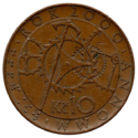 10 Kč coin series 2000