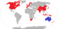 Australian Rules Football International Cup World Map