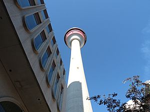 CalgaryTowerBelow