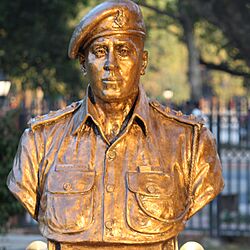 Captain Vikram Batra statue at Param Yodha Sthal Delhi