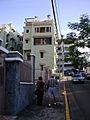 Couple holding hands and walking in Santurce, San Juan, Puerto Rico