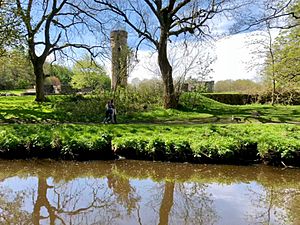 Eglinton Castle from Lugton Water