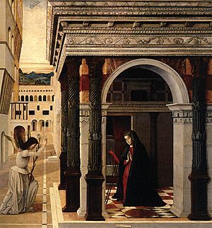 Gentile bellini, annunciazione