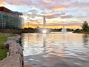 Glenpool Conference Center pond view