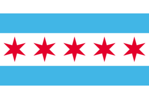 Hypothetical flag of Chicago, Illinois