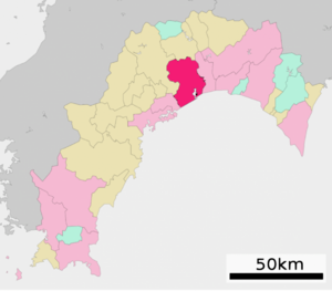 Kochi in Kochi Prefecture Ja.svg