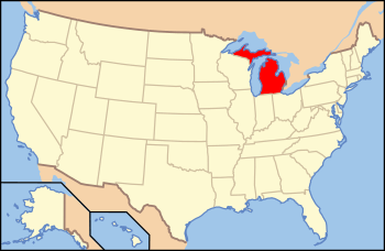 Map of USA MI.svg