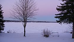 Miramichi river winter