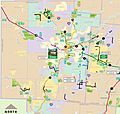 Montgomery County OH USA Recreation Trail Map