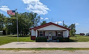 The museum and town hall of Plano, Iowa