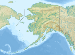 Location of Naknek Lake in Alaska, US