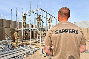 Royal Engineers Working at FOB Shawqat MOD 45155378