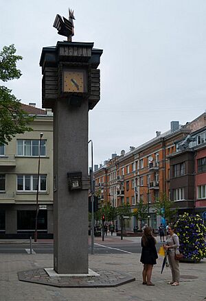 Siauliai Cockerel Love Clock (2013)