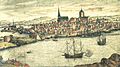 Stockholm 1560s copperplate Frantz Hogenberg