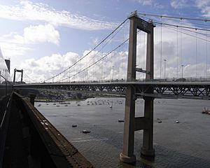 Tamar Bridge from train.JPG