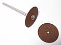 Ultra-thin separated (Carborundum) disk