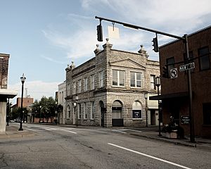 Martinsville's uptown district.