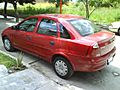 2006 Corsa saloon shown in red colour available in Latin America