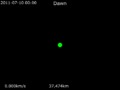 Animation of Dawn trajectory around 4 Vesta