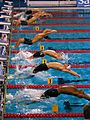 Backstroke start at 2008 EC