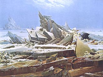 Caspar David Friedrich - Das Eismeer - Hamburger Kunsthalle - 02