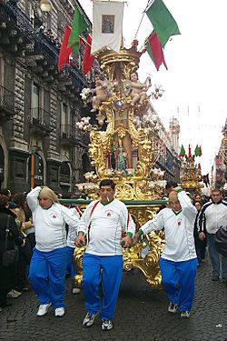 Catania Festa S.Agata CANDELORA