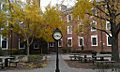 Clock on the campus of Rutgers University (2012)