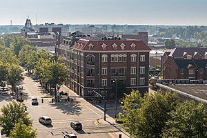 Downtown Fayetteville in 2017