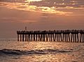 Hermosa beach summer sunset surf