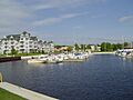 Ludington, Michigan harbor