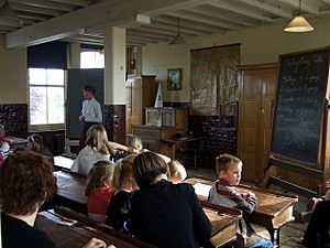 Miss Perkins takes a class - geograph.org.uk - 1526335