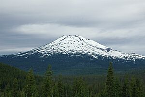 Mount Bachelor closeup