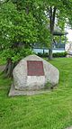 Plaque commemorating the series of forts that were built at this site