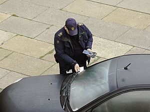 Parking fine in Copenhagen