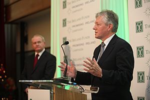 Peter Robinson at Titanic Belfast