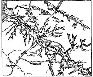 Plan région Abbeville Amiens