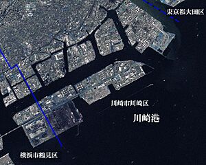 Port of Kawasaki Landsat