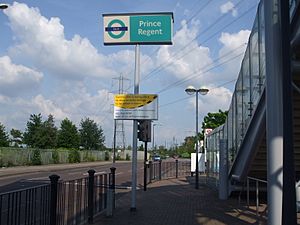 Prince Regent stn entrance